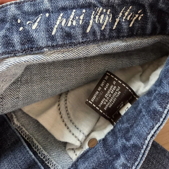 7 For All Mankind Bootcut Jeans Womens 27 Medium Wash Low Rise Stretch Denim - Picture 7 of 9